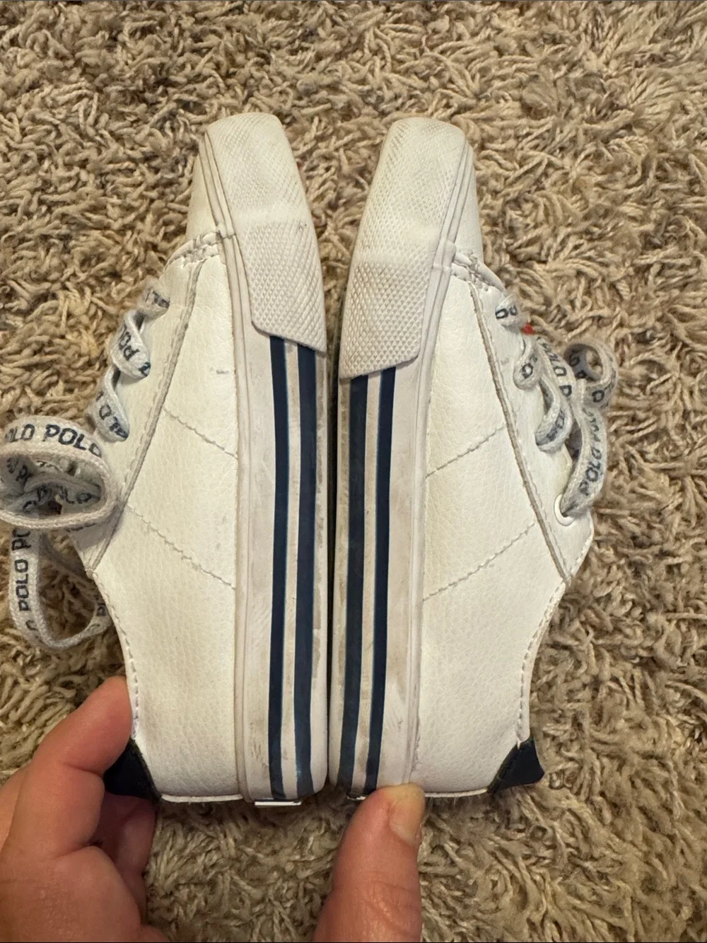 Polo Sneakers- red white and blue